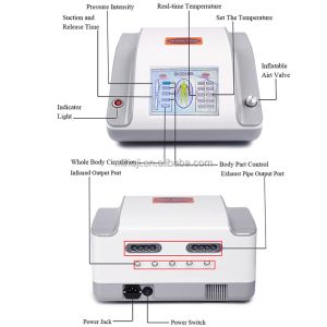 Air Pressure Lymphatic Drainage Machine with 7 Inch Touch Screen
