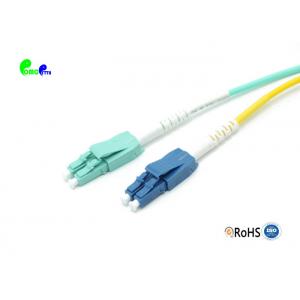 China OM1/OM2/OM3/OM4/SM Dual Duplex Fiber Optic Patch Cables Polarity Switchable Uniboot LC / PC - LC / PC supplier