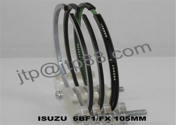 Diesel Excavator Engine Piston Rings 6BF1 Size 105mm OEM 1-12121-052-0