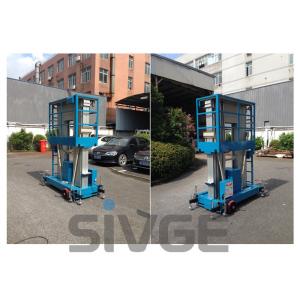 Outdoor Hydraulic Aerial Work Platform 14 Meter Height For Window Cleaning