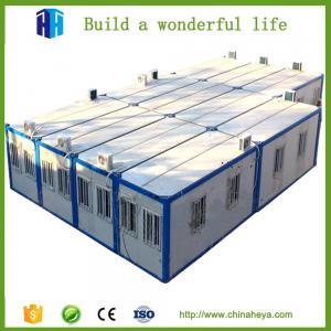 China Fireproof ready made panel container house prefabricated labour camp supplier