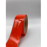 China Red Heat Transfer Reflective Stripe 5cm Width For Fashion Wear, Sports Wear on sale