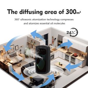 China Smart USB Rechargeable Aroma Diffusers Remote Control Smart Aromatherapy Diffuser wholesale