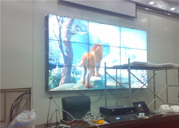 Splicing Screen LCD Broadcast Video Wall Display 3x3 55 Inch For Exhibition