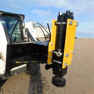 Q345B Wood Post Driver Skid Steer Vibrating  For Mini Excavator