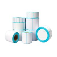 China 4x6 Shipping Labels Customized Thermal Label Sticker Paper Synthetic Packaging on sale