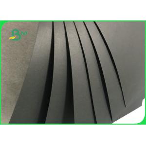 China 31 * 43inch 250gsm 300gsm 350gsm Black Paper Board For Wedding Invitation Card supplier