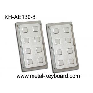 8 Keys Stainless Steel Keyboard Number Functional Keypad For Industrial Control Platform