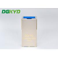 China 12 Pin Gigabit Integrated Filtering 10Gbit/S RJ45 Angled Connector on sale