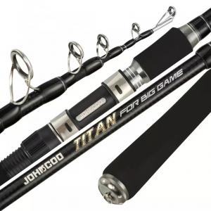 China Big Game Telescopic Fishing Pole Super Hard 2.4M 2.7M Collapsible Fishing Rod supplier