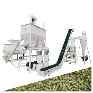 Cow Hen Feed Making Machine Grain Alfalfa 4mm Poultry Feed Manufacturing Machine