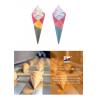 Semi - Automatic Ice Cream Wafer Cone Making Machine With Various Shapes