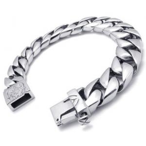 China High Quality Tagor Stainless Steel Jewelry Fashion Men's Casting Bracelet PXB114 supplier