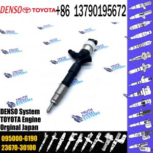 common rail injector 095000-7390 095000-6190 for toyota truck diesel pump injector 23670-30100 for toyota high pressure