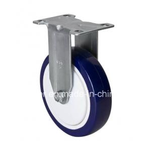 China Edl Medium Weight Capacity 5 130kg Rigid TPU Caster Z5705-87 with Zinc Plated Brake supplier
