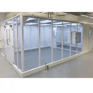 Medical Masks Production FED STD 209E Prefab Cleanroom / Medical Clean Room