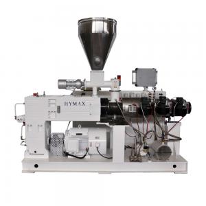 China PVC Granules Extruder Hot Cutting Double Screw Extruder 250kg/h supplier