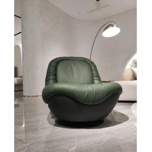 Commercial Light 360° Rotating Chair Cowhide Luxury Office Home