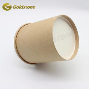 China Custom Branding Paper Yogurt Cup Eco Friendly Custom Logo Ice Cream Cups For Hot Drinks supplier