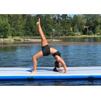 China Fitness Water Sport  Inflatable Aqua Water Floating Yoga Mat In Pool Or Lake on sale