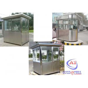 China Durable Prefab Security Sentry Box Steel Structure sandwich panel door supplier