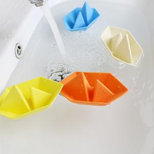 Floating Bath Silicone Boat Set Water Toys Bpa Free Food Grade