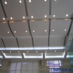 China Wave Like Curved Aluminium Honeycomb Panel Decorative Suspended Sandwich Ceiling Boards supplier