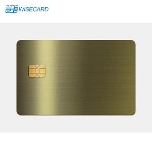 China Smart Loyalty 144 Bytes Metal Credit Card RFID NFC Chip Business Use supplier
