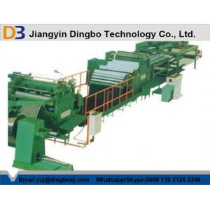 China PLC Control Leveling Steel Coil Cut To Length Machine Line With Hydraulic Decoiler supplier