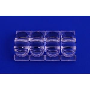 PMMA optical or PC Led street single lens , Led Optical Lens for 1W 3W Edison LEDS
