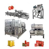 China tomate 380V totalmente automático para colar a economia da água da máquina de processamento para a fábrica on sale