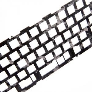 China 0.05mm Molding Carbon Fiber Parts 18K Carbon Fiber Keyboard Case supplier