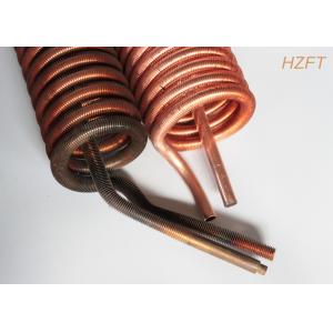 China Copper or Copper Nickel Finned Tube Coil as Refrigeration Condenser / Refrigeration Evaporator supplier