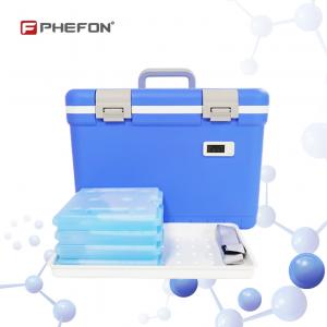 China PU Foam Insulation Portable 12L Medical Cooler Box with CE ISO Certifications supplier