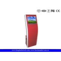 Office Building Stylish Freestanding Touch Screen Kiosk For Information Checking