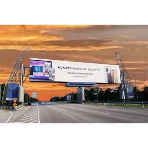 Outdoor Advertising Sign Highway Billboard Gantry Steel Structure