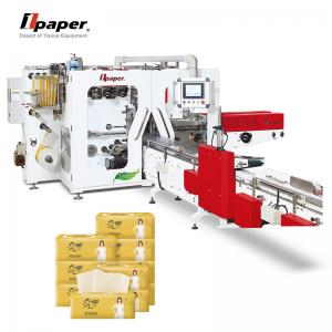 China Facial Tissue Paper Making Machine Cutting Folding Packing Machine Napkin Machine supplier