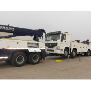 Double Rear Axles Wrecker Tow Truck , Towing 16 Ton 6 x 4 Drving