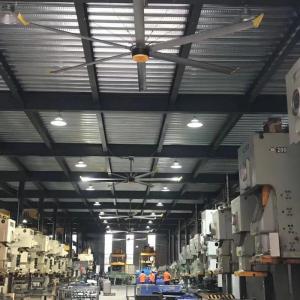 junyi Hvls Industrial Ceiling Fan Cooling Ventilation Exhaust Fan With Pmsm Motor