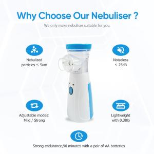 China OEM/ODM Mesh Nebulizer Machine Portable para crianças e o Nebulizer ultrassônico adulto Mesh Nebulizer Machine elétrico supplier