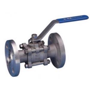 1/4" - 4" Size Floating Type Ball Valve Flanged End 3PC With ISO Mounting Pad