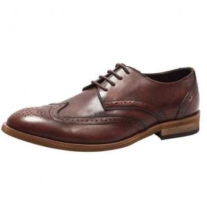 China Les chaussures noires d'Oxford des hommes plats de cuir véritable, cru classique lacent des chaussures élégantes wholesale