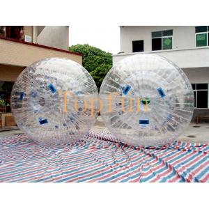 Transparent Inflatable Zorb Ball Sport For Rolling Down A Hill / Ramp