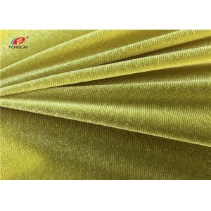 Solid Colour Plain Dyed 90 Polyester 10 Spandex Fabric 220gsm For Dress