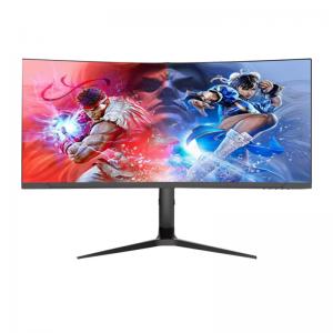 China 34 Inch Curved Screen Monitors IPS LCD Monitor 75hz 100hz Gaming Computer Monitor supplier