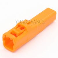 China Orange Housing 2 Position Connector HC050 / Bikes Turn Signal Connector 2 Holes on sale