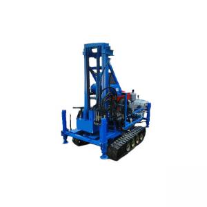 Rubber Crawler Portable Water Well Drilling Machine 22HP Diesel Motor 150m Depth