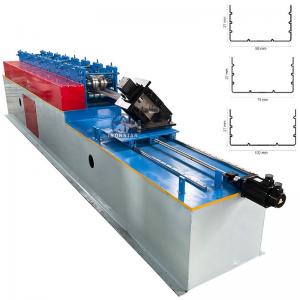 China Hydraulic automatic Metal U Channel Roll Forming Machine 50mm 75mm 100mm supplier