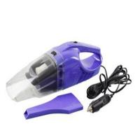 China Purple Hand Held Battery Powered Vacuum Cleaners Dc 12v Plastic Material on sale