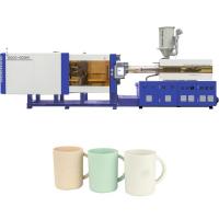 China 68T Servo Motor Injection Molding Machine Blue Making Plastic Cup High Precision High Output on sale